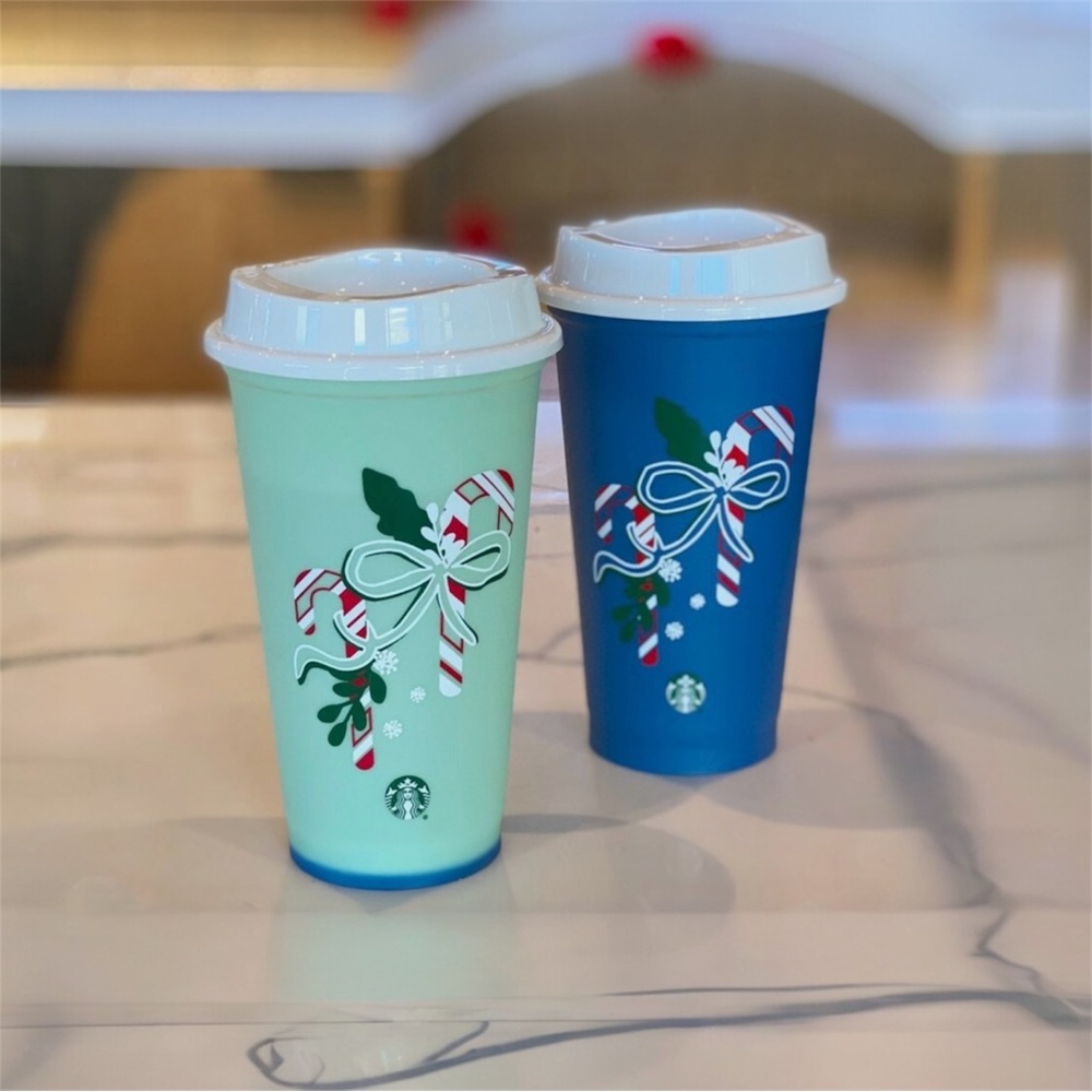 Starbucks Winter 2021 Christmas Reusable Color Change Hot Cup 16oz Grande